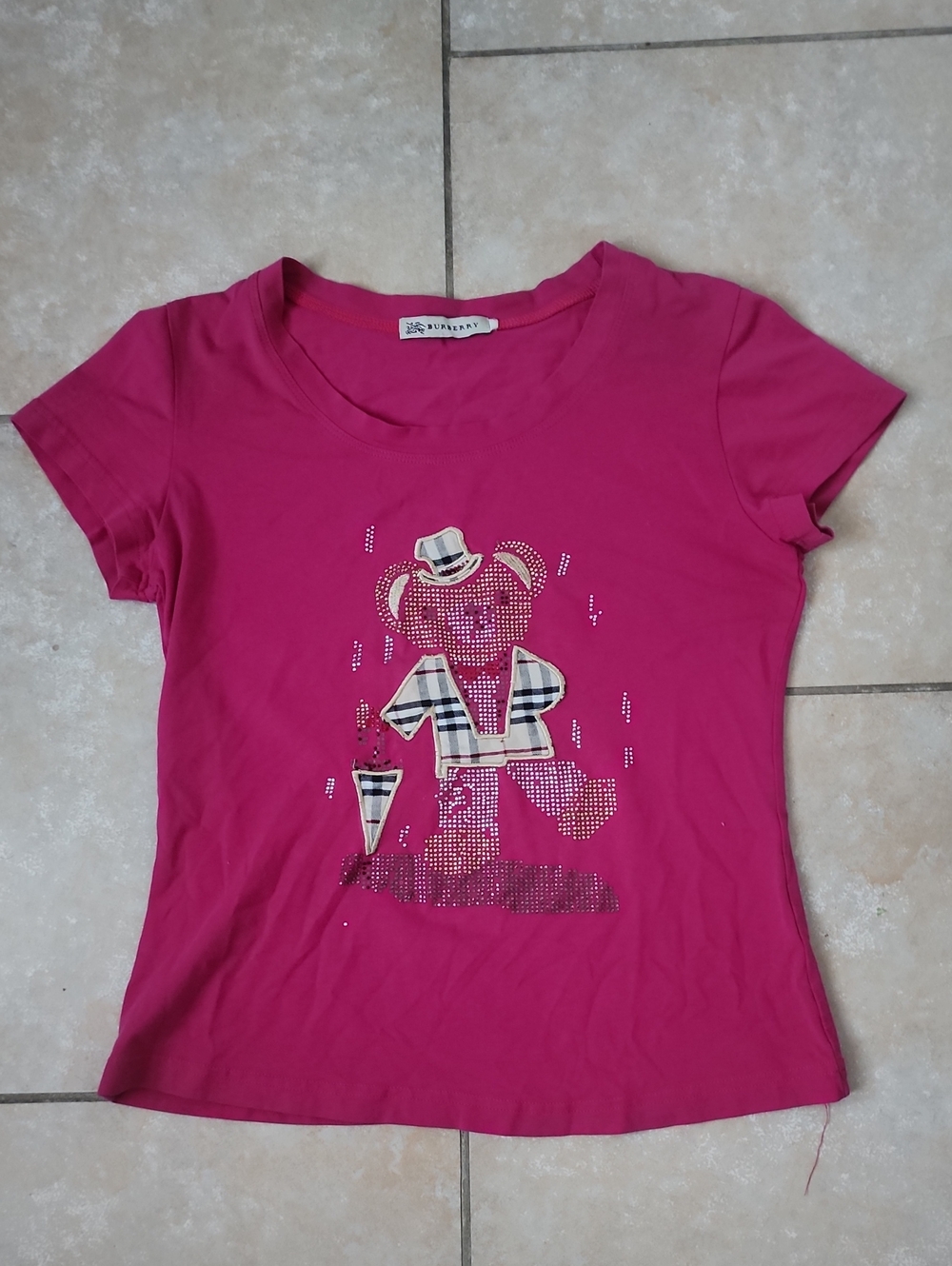 Burberry Pink Top Size Small
